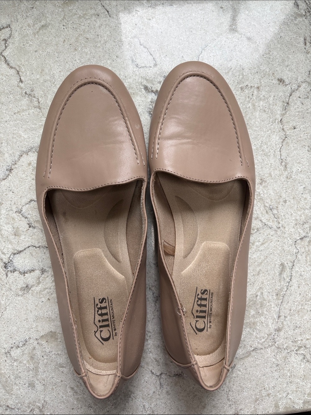 Cliffs by WHITE MOUNTAIN Women's Taupe Slip-On Loafers